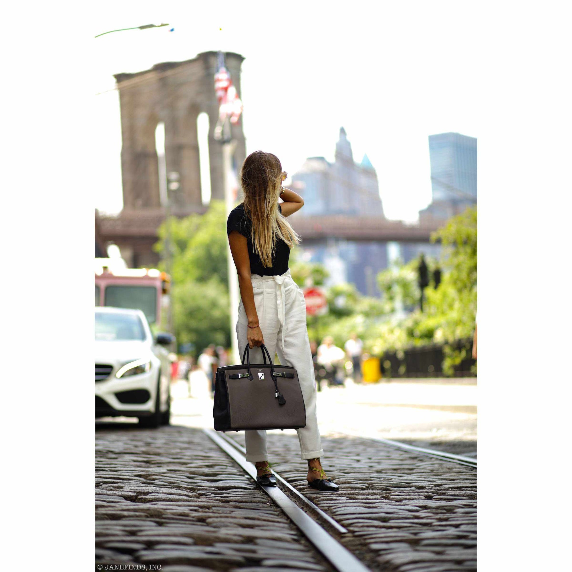 Hermès Birkin 40 HSS Étain Vert Foncé Noir Togo Palladium Hardware