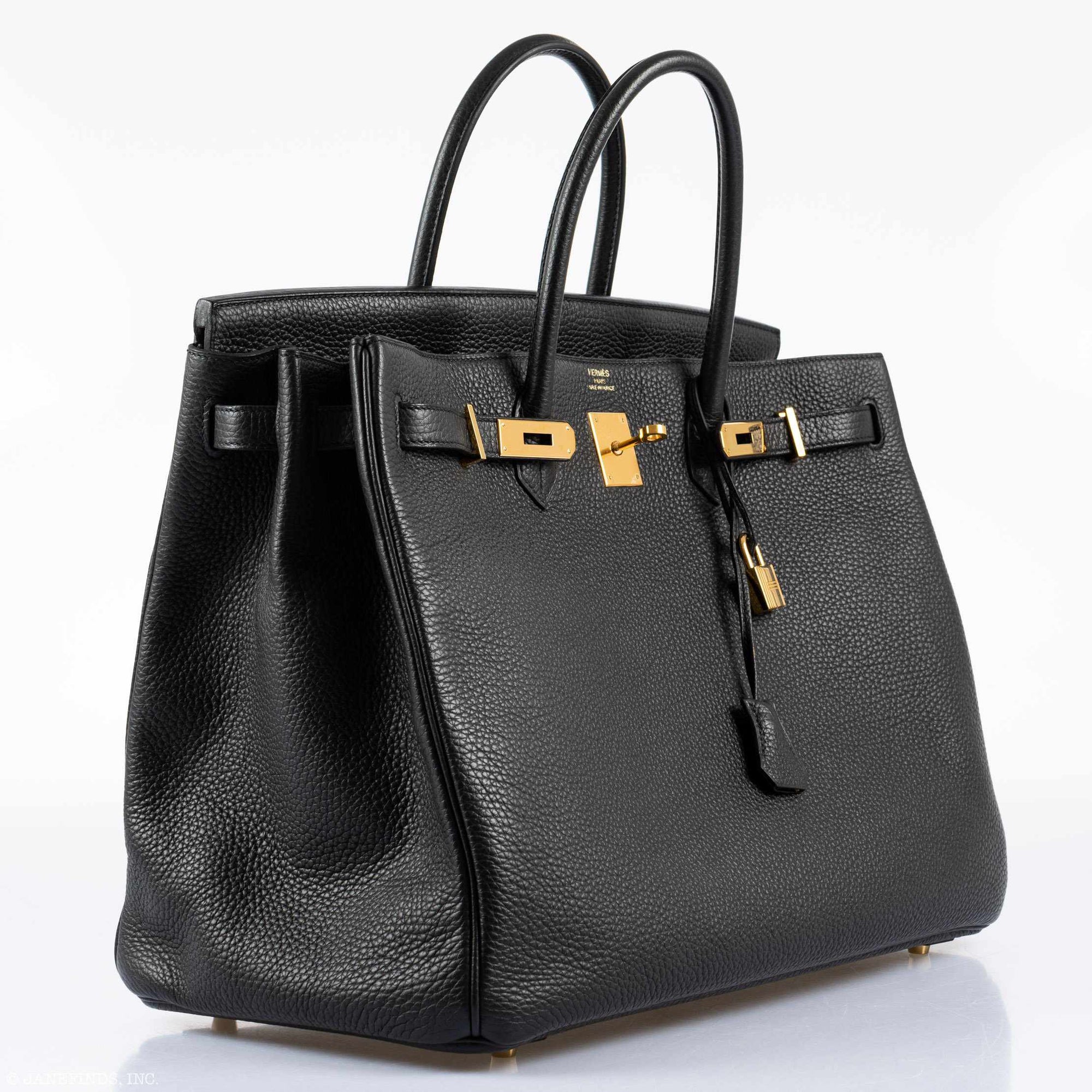 Hermès Birkin 40 Plomb Clemence Gold Hardware - 2017