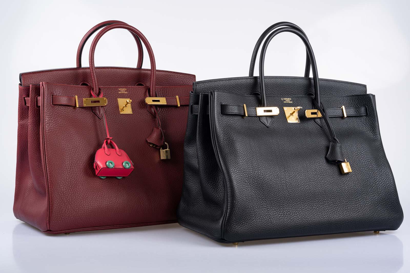 Hermès Birkin 40 Rouge H Vachette Fjord with Gold Hardware