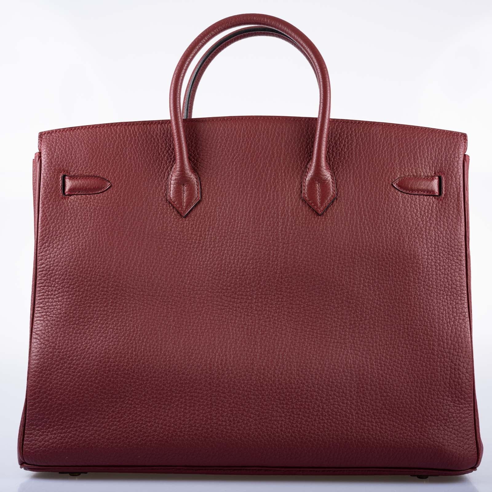 Hermès Birkin 40 Rouge H Vachette Fjord with Gold Hardware