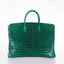 Hermès Birkin 40 Vert Emeraude (Emerald) Porosus Crocodile Palladium Hardware