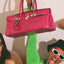 Hermès Birkin 42 JPG Jean Paul Gaultier Fuchsia Porosus Crocodile Palladium Hardware