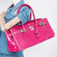 Hermès Birkin 42 JPG Jean Paul Gaultier Fuchsia Porosus Crocodile Palladium Hardware