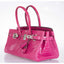 Hermès Birkin 42 JPG Jean Paul Gaultier Fuchsia Porosus Crocodile Palladium Hardware