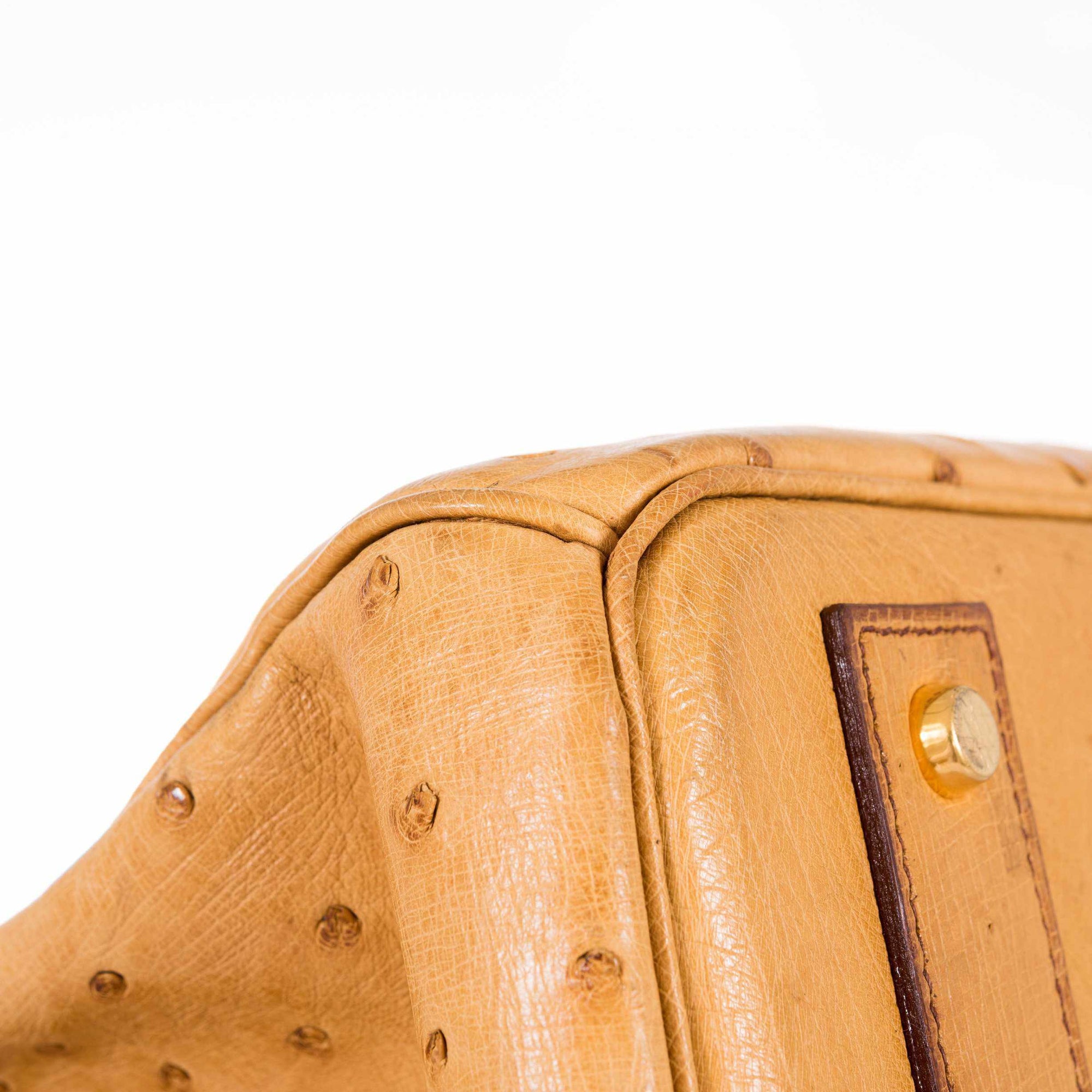 Hermès Birkin 45 HAC Gold Ostrich Gold Hardware