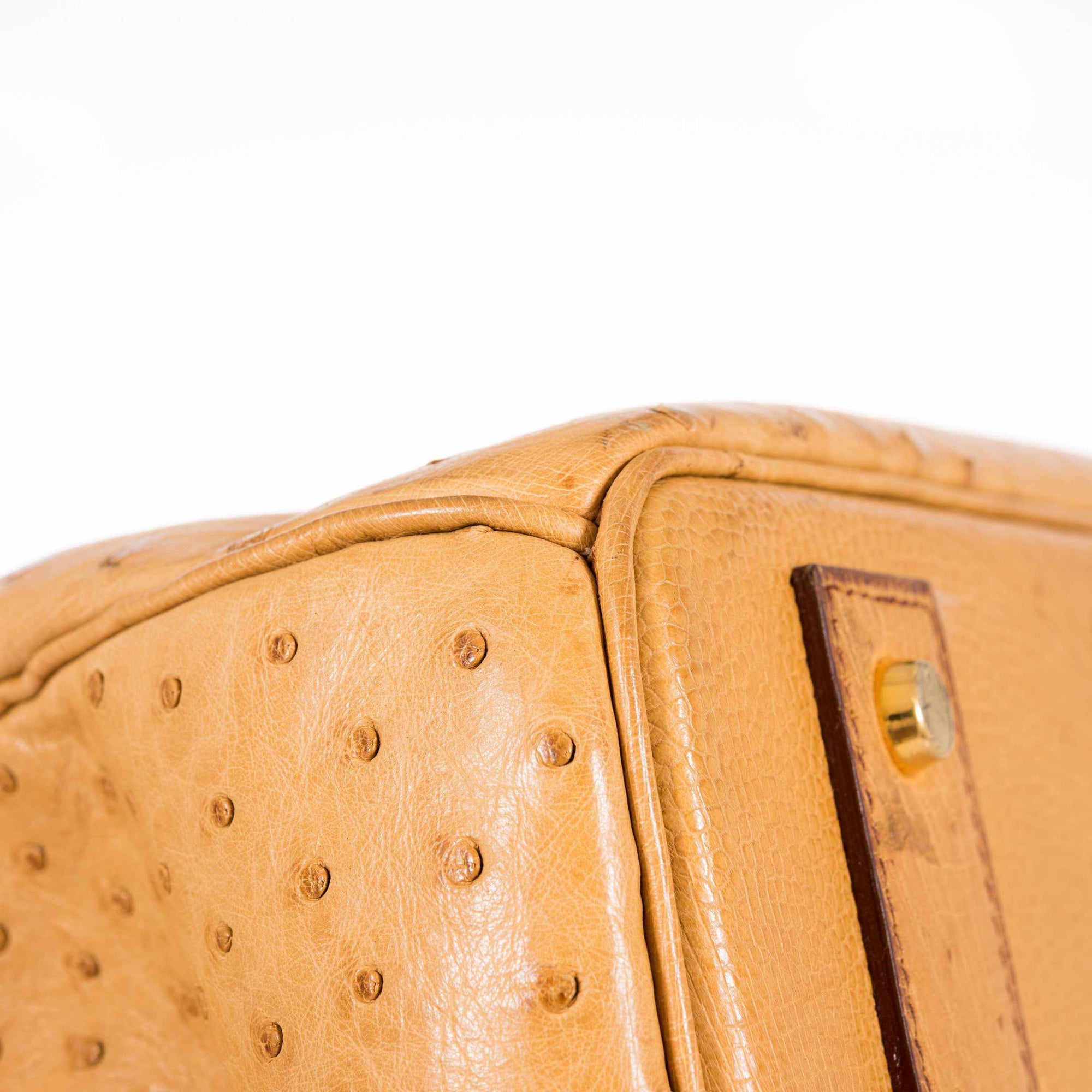 Hermès Birkin 45 HAC Gold Ostrich Gold Hardware