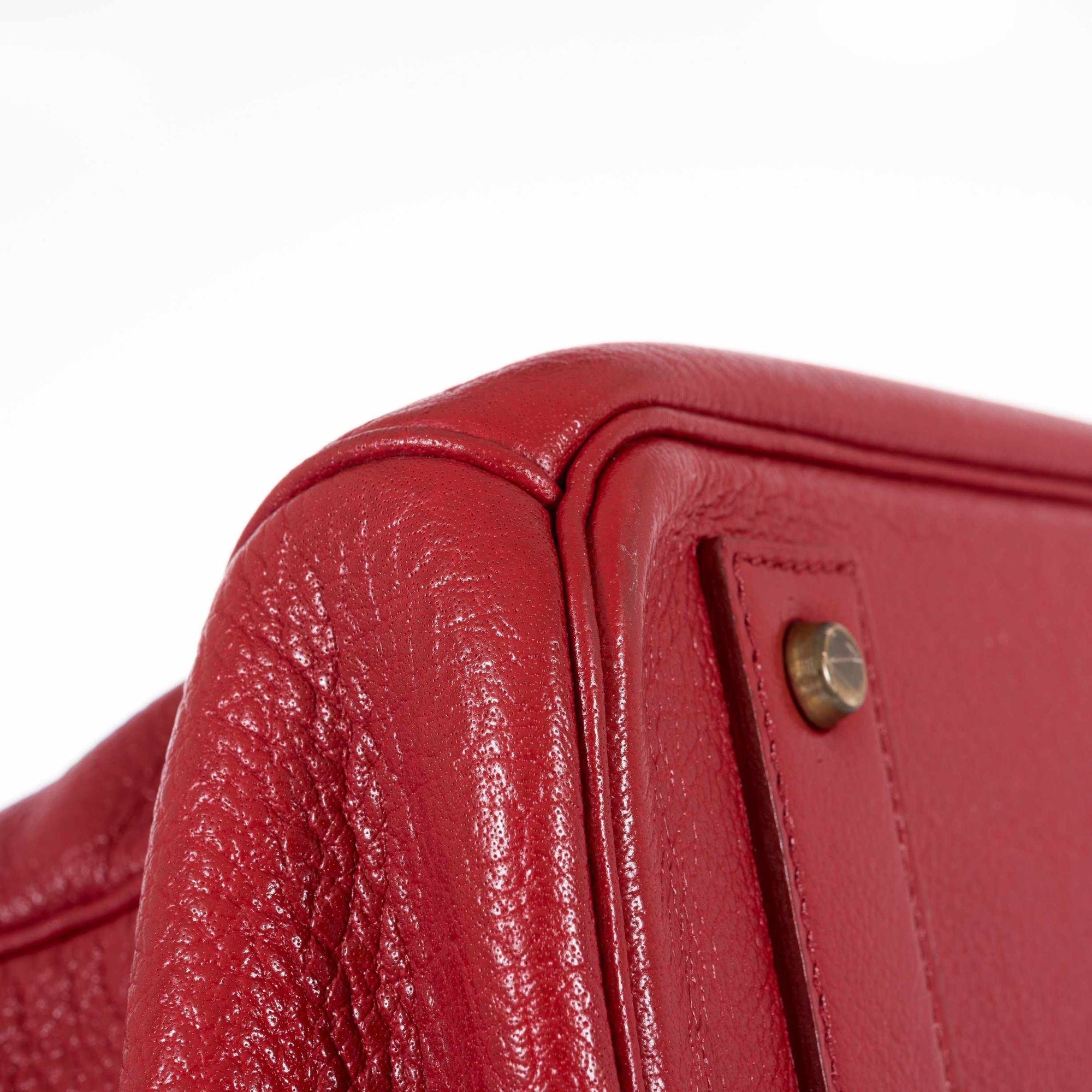 Hermès Birkin 45 HAC Red Buffalo Gold Hardware