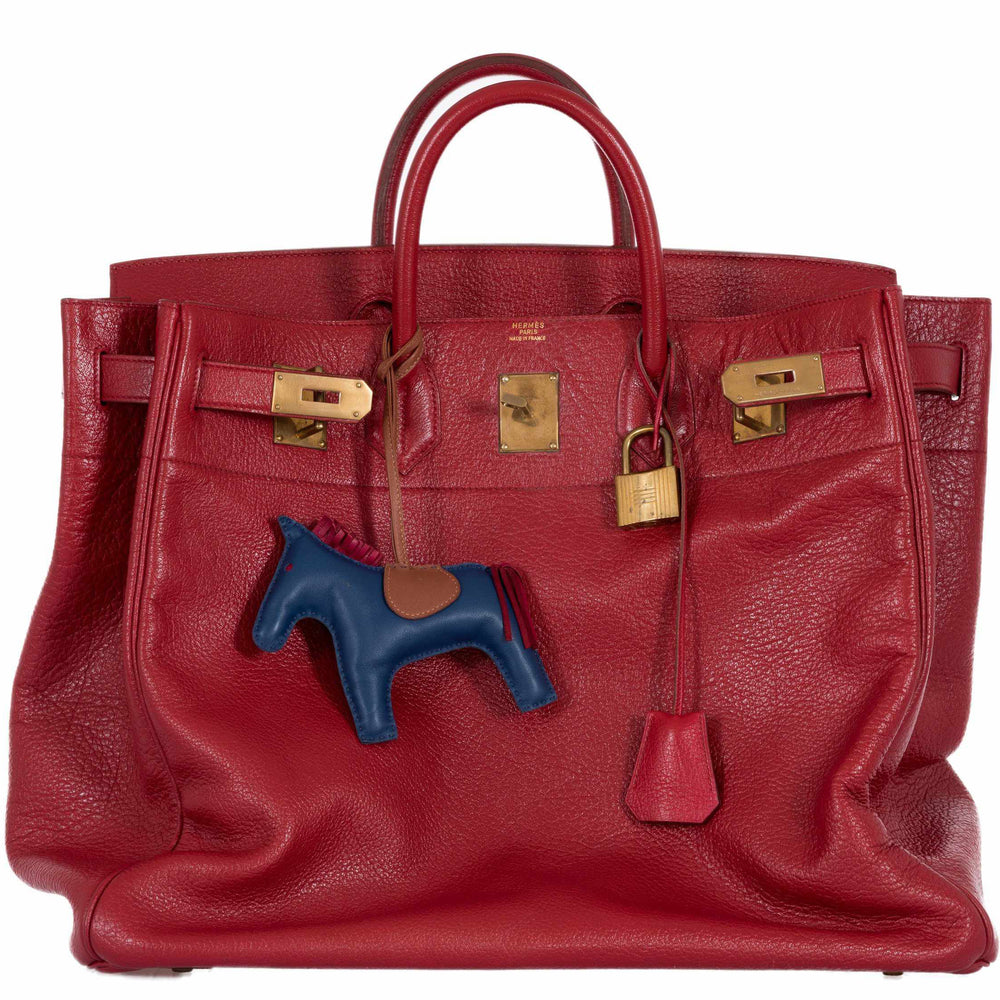 Hermès Birkin 45 HAC Red Buffalo Gold Hardware