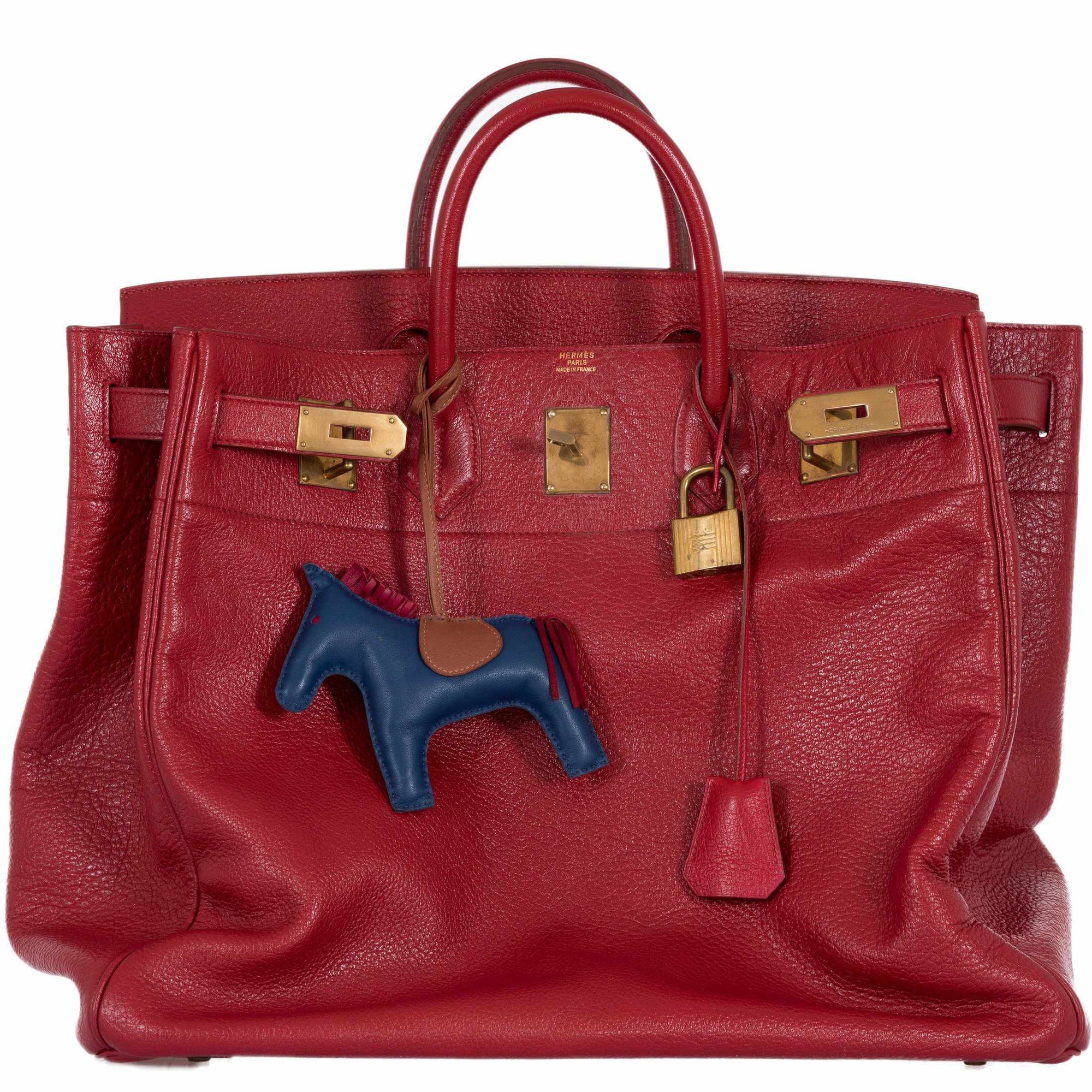 Hermès Birkin 45 HAC Red Buffalo Gold Hardware