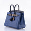 Hermès Birkin Touch 25 Bleu Saphir Togo, Bleu Marine Matte Alligator Rose Gold Hardware