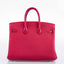 Hermès Birkin Touch 25 Framboise Togo & Matte Alligator Palladium Hardware - 2021, Z