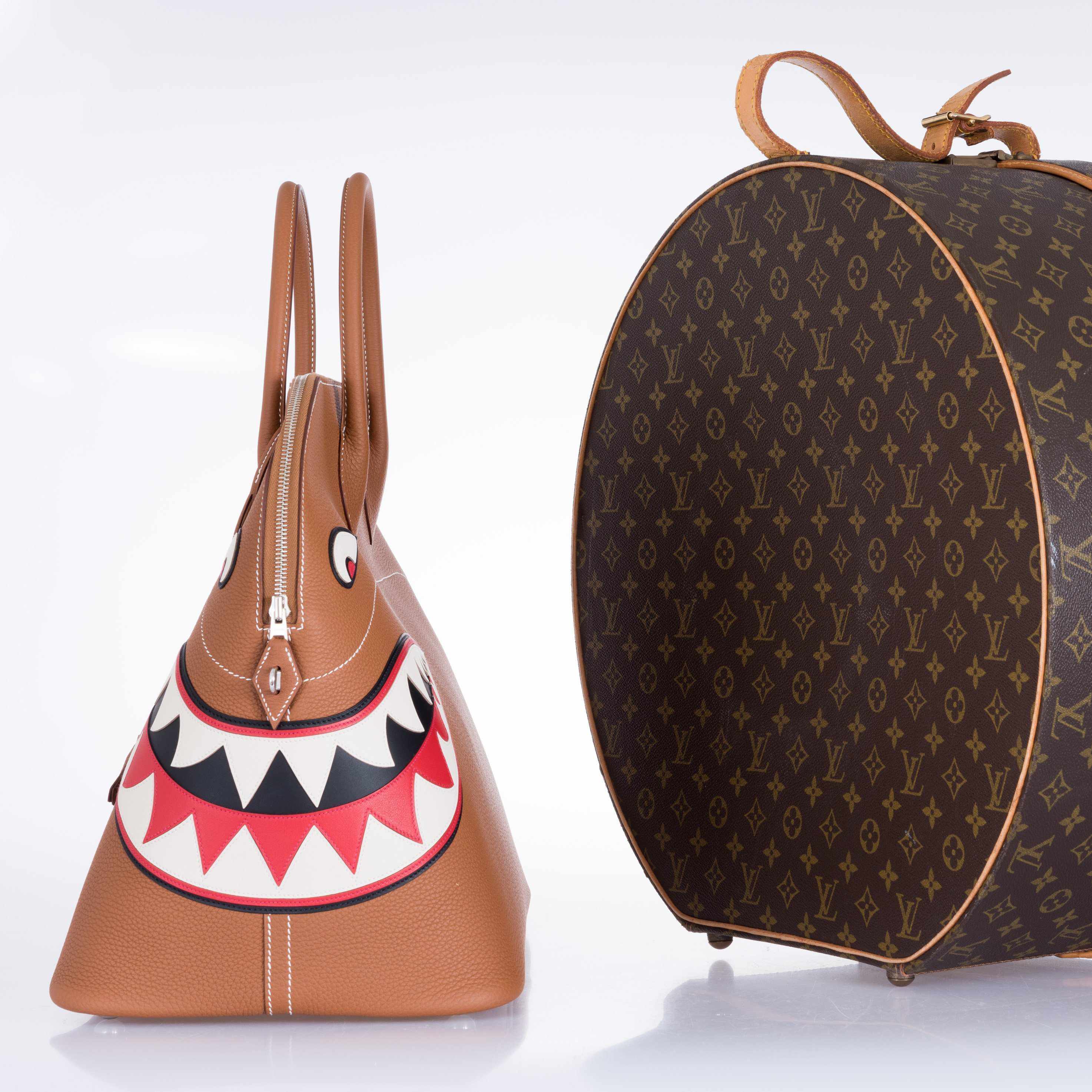 Hermès Bolide 45 Shark Limited Edition Gold Togo Palladium Hardware