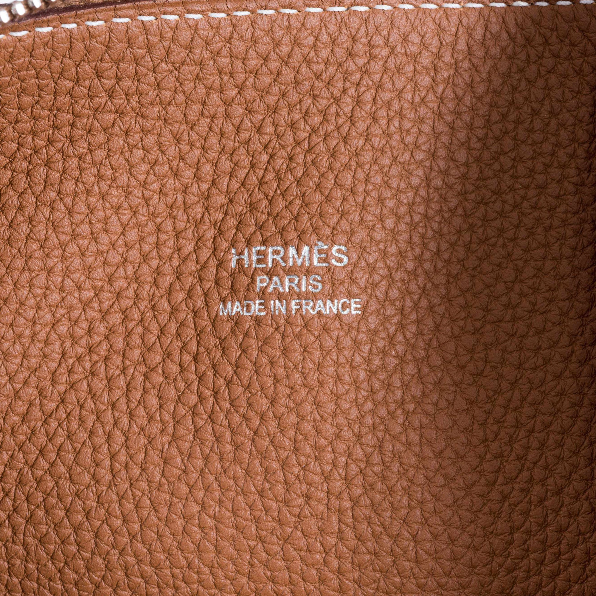Hermès Bolide Shark 45 Gold Togo Palladium Hardware