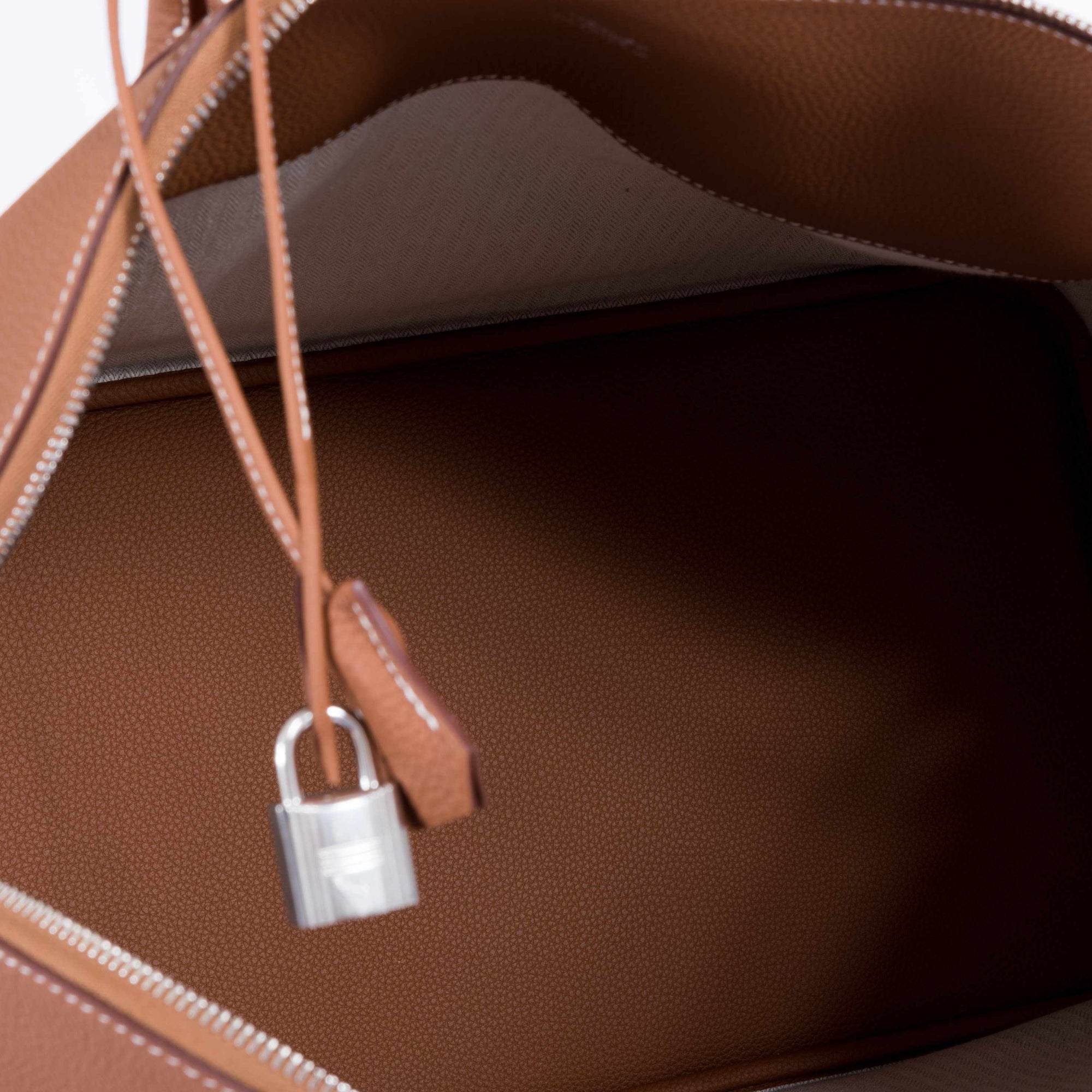 Hermès Bolide Shark 45 Gold Togo Palladium Hardware