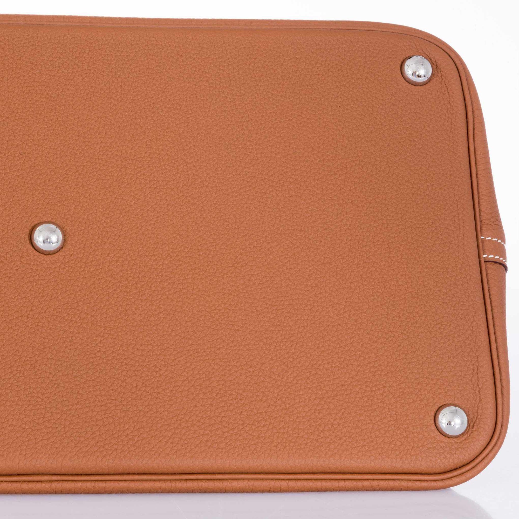 Hermès Bolide Shark 45 Gold Togo Palladium Hardware