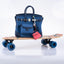 Hermès Cargo Birkin 25 Blue Egee Toile Goeland & Navy Swift Palladium Hardware