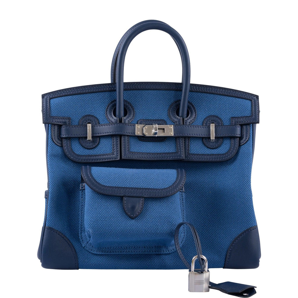 Hermes Limited Edition Birkin 25 Bag in Biscuit Swift Leather