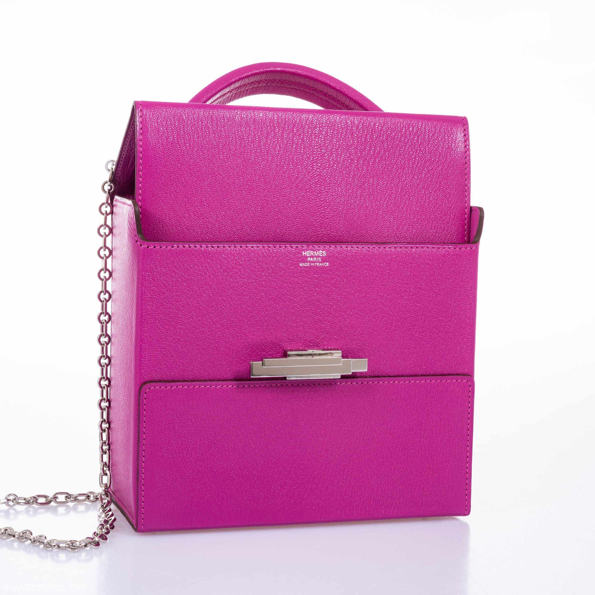 Hermès Cinhetic Bag Magnolia Mysore Goat Palladium Hardware