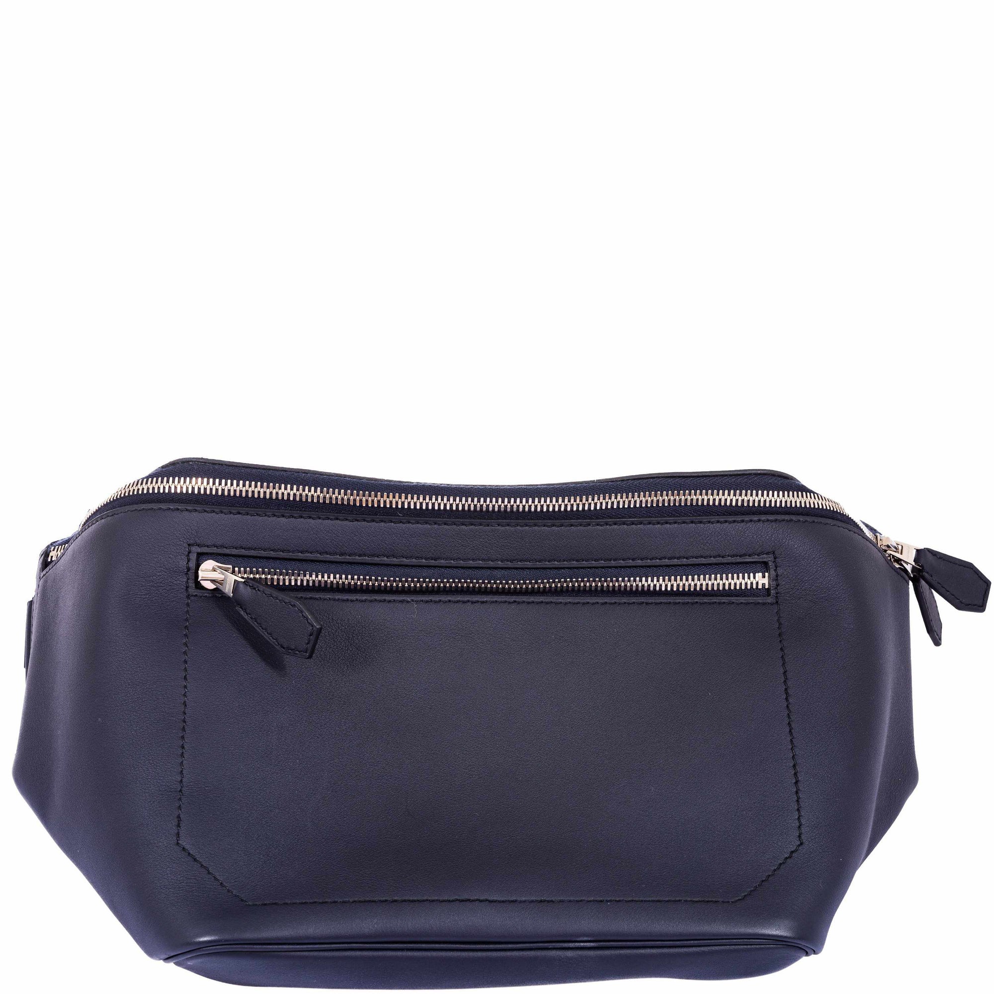 Hermès Cityslide Blue Indigo Cross PM Unisex Taurillon Cristobal