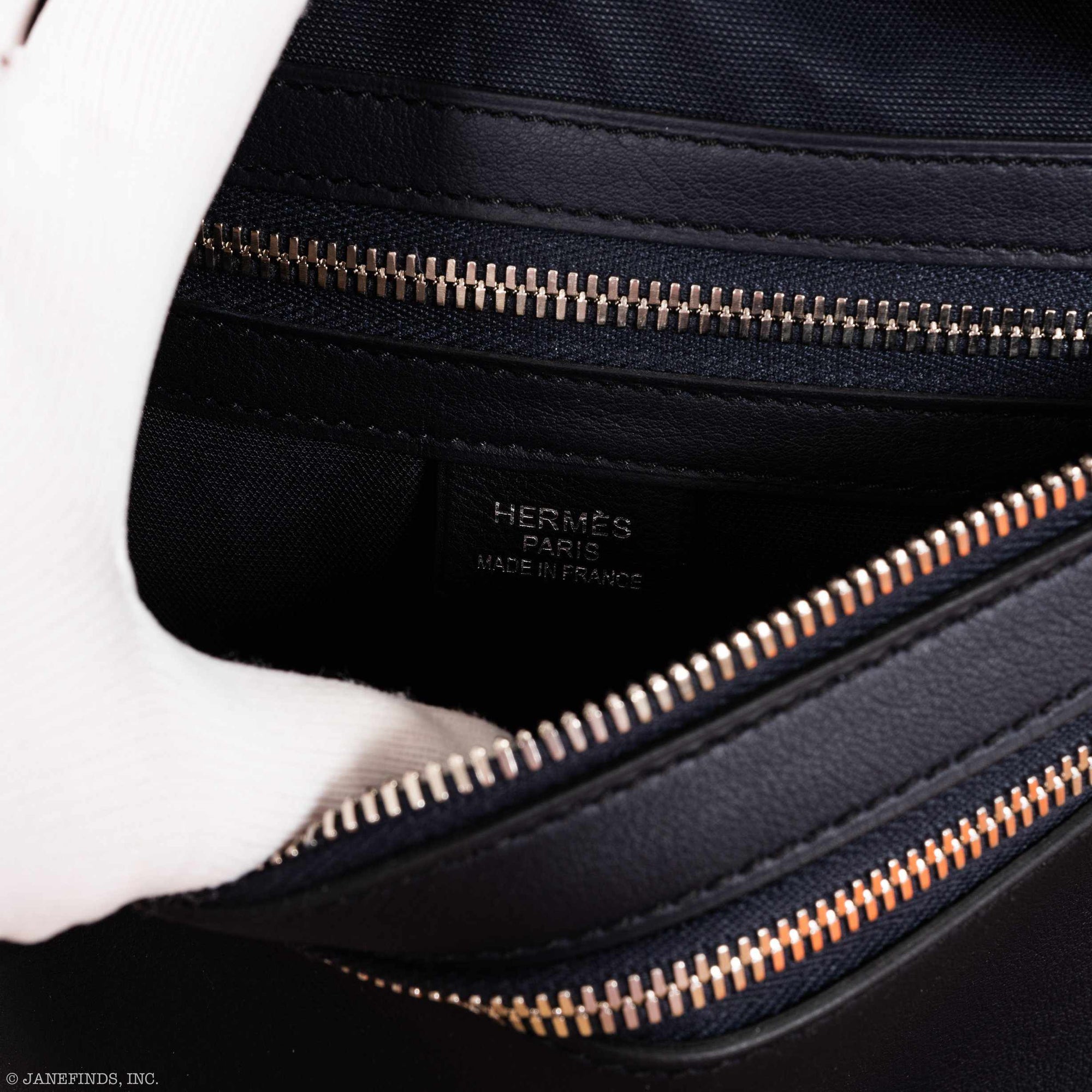 Hermès Cityslide Blue Indigo Cross PM Unisex Taurillon Cristobal