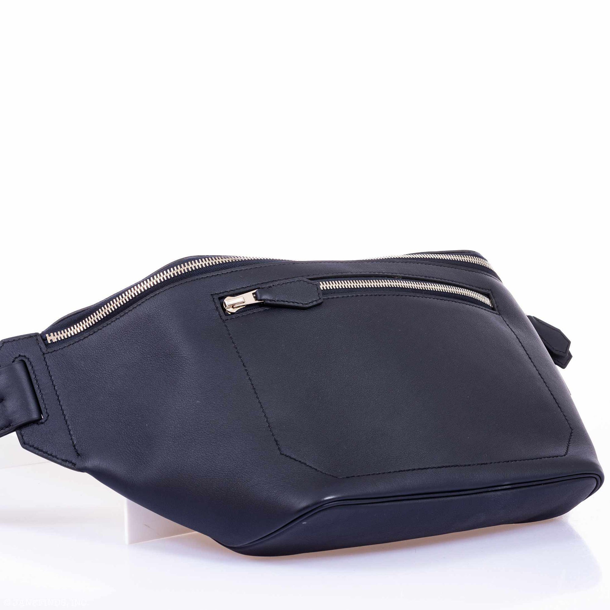 Hermès Cityslide Blue Indigo Cross PM Unisex Taurillon Cristobal