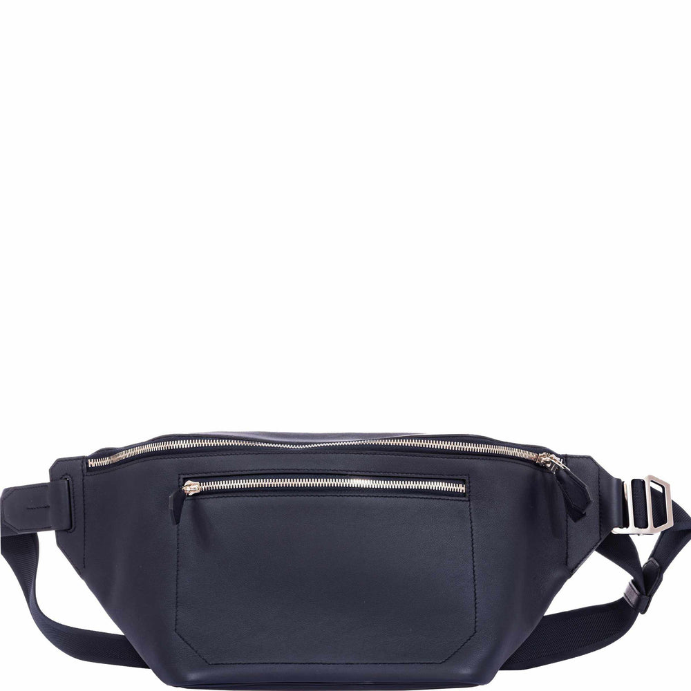 Hermès Cityslide Blue Indigo Cross PM Unisex Taurillon Cristobal