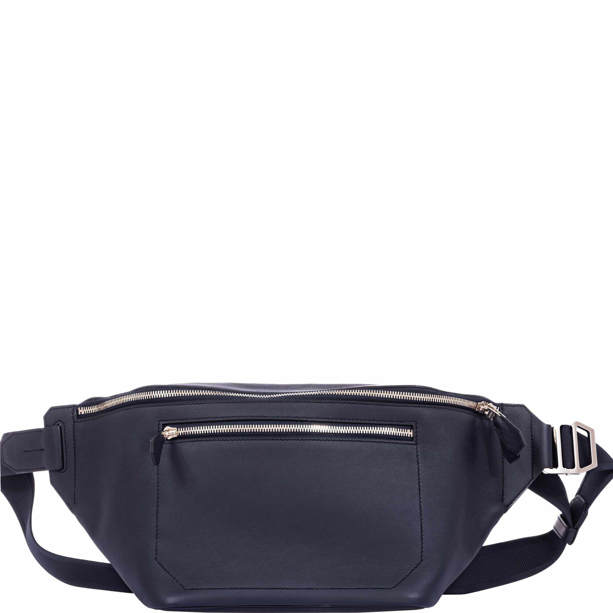 Hermès Cityslide Blue Indigo Cross PM Unisex Taurillon Cristobal