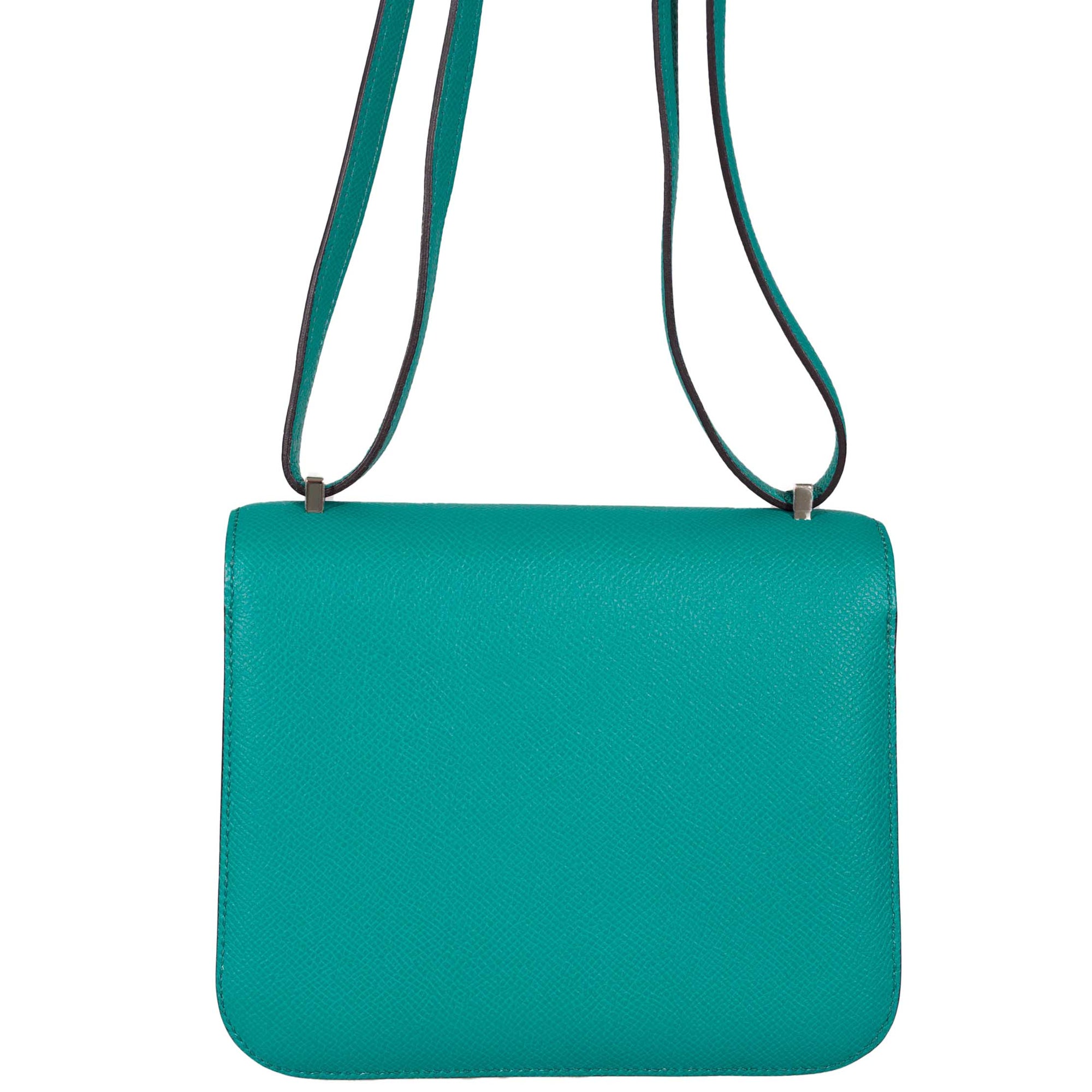Hermès Constance 18 Blue Paon Verso Menthe Epsom Palladium Hardware