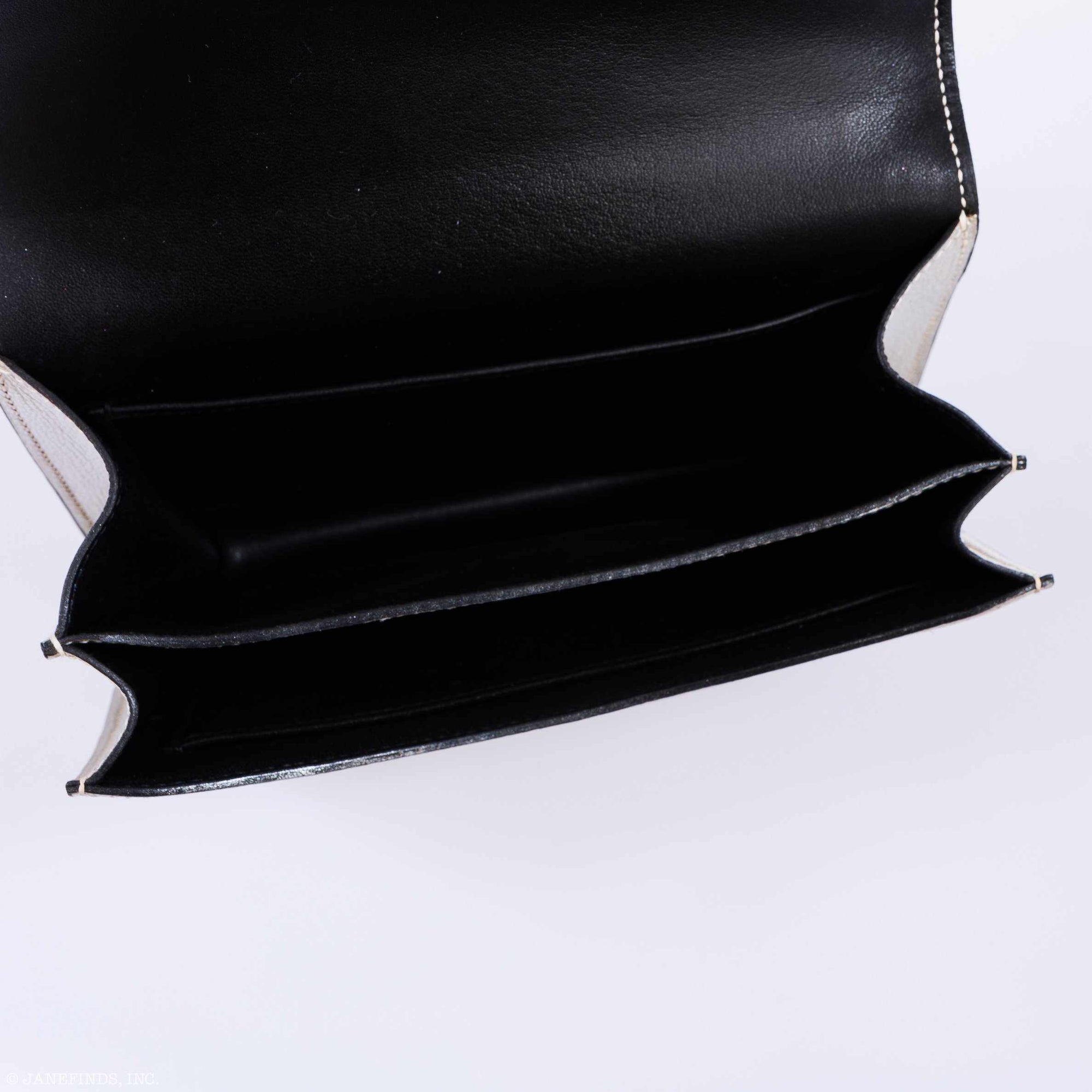 Hermès Constance 18 Metallic Silver Chevre Palladium Hardware