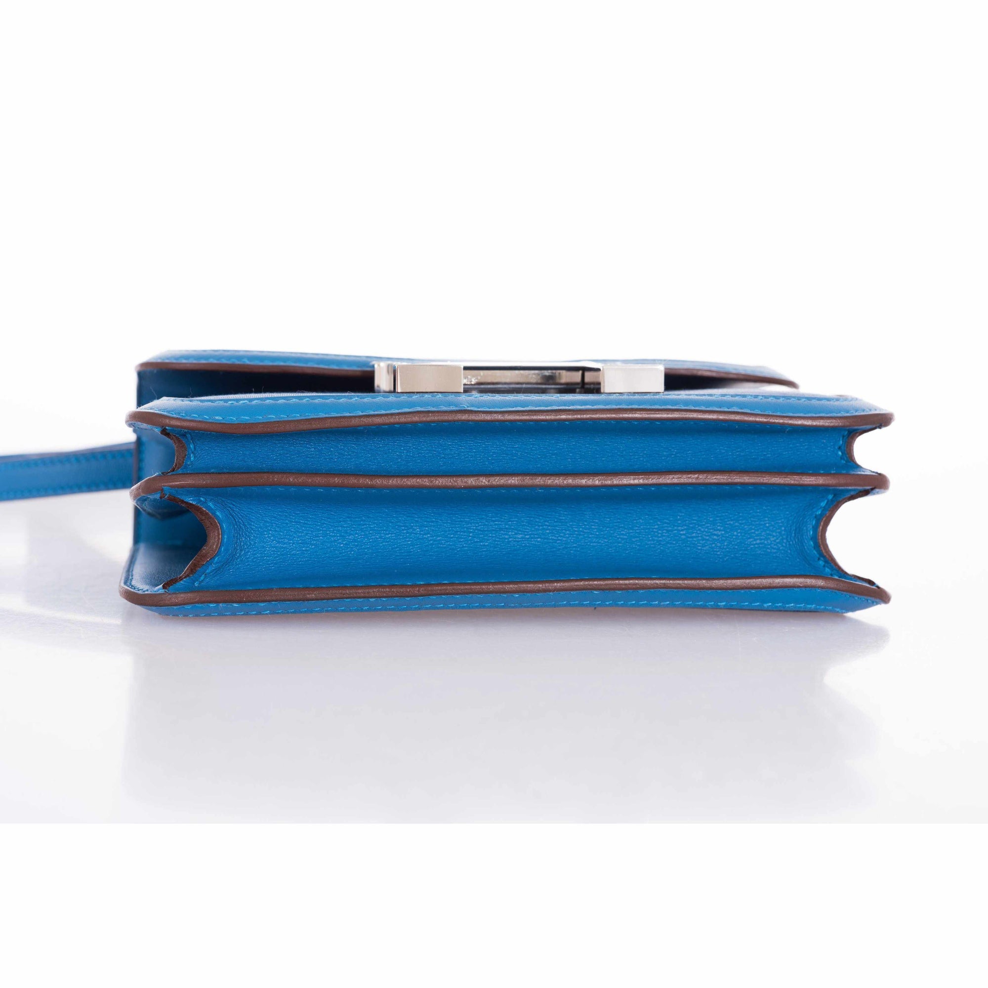 Hermès Constance 18 Mykonos and Blue Thalassa Crinoline Palladium Hardware