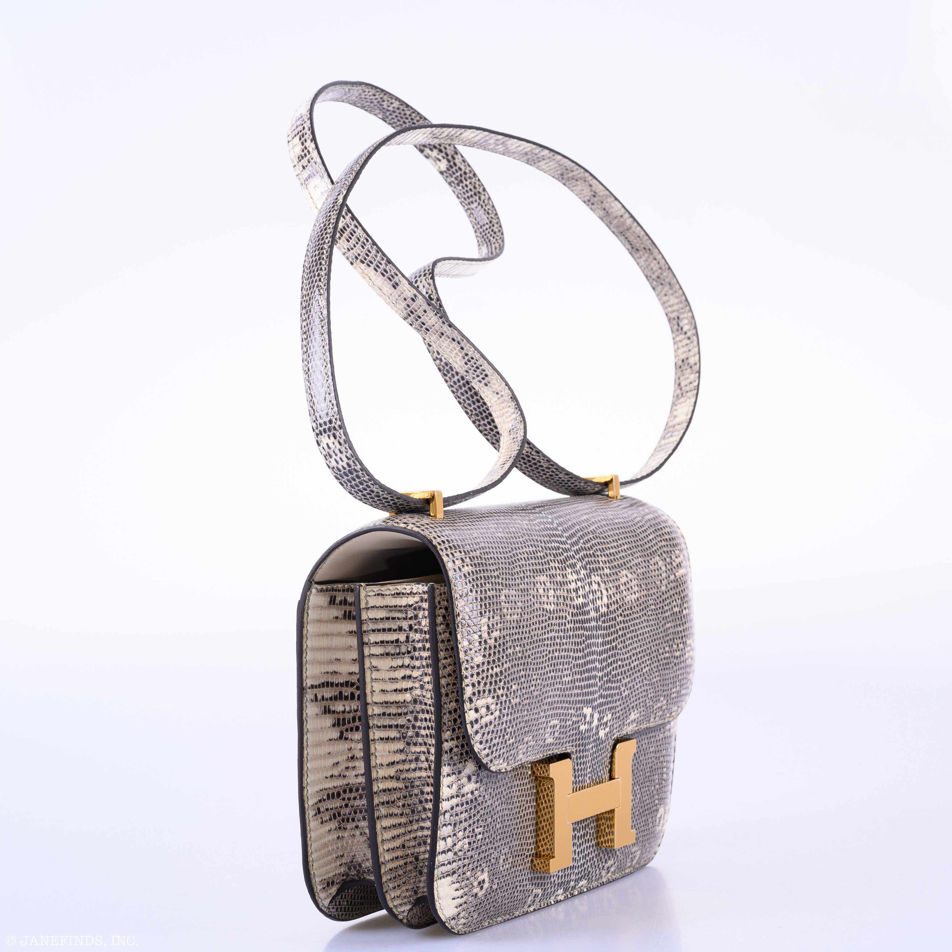 Hermès Constance 18 Ombré Lizard Gold Hardware