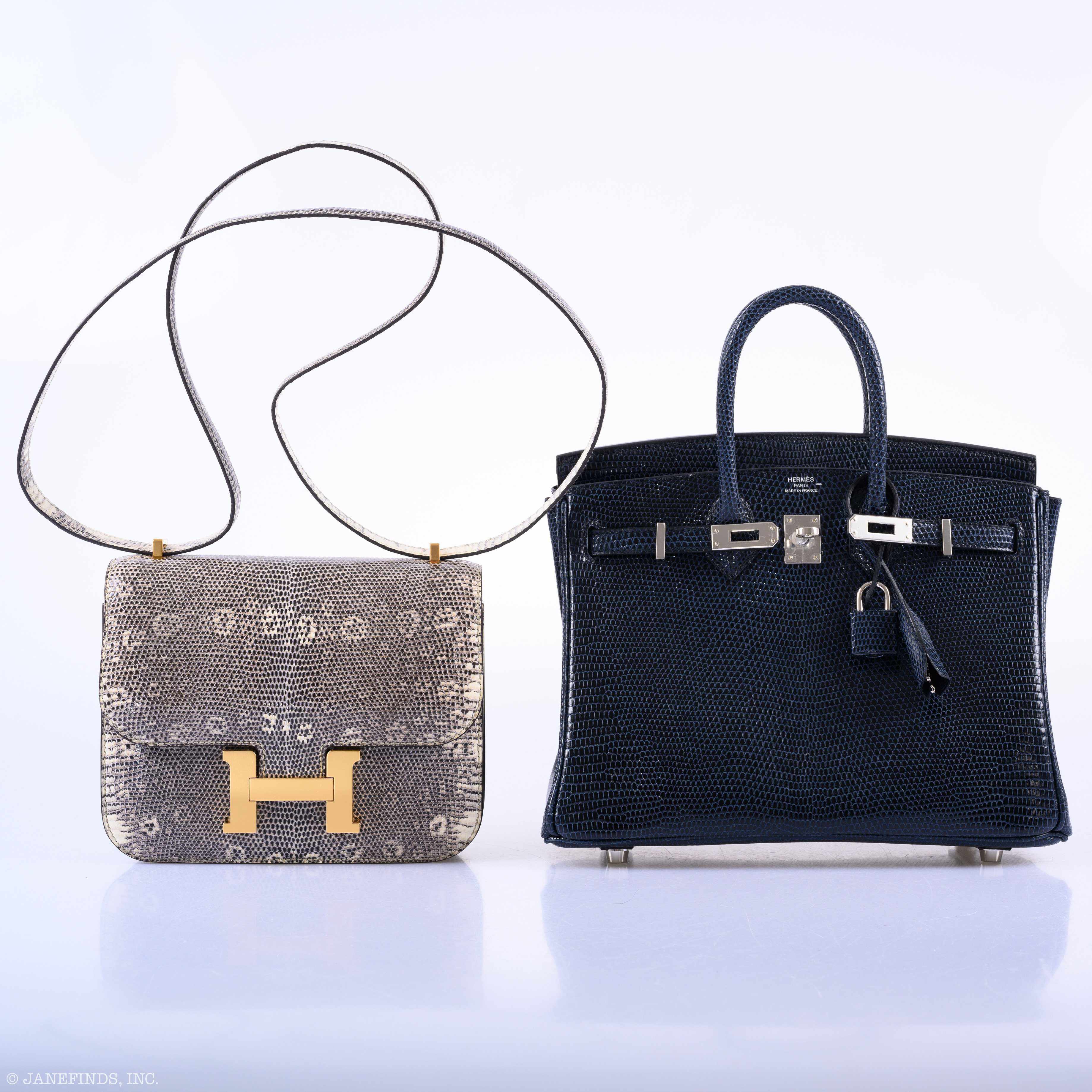 Hermès Constance 18 Ombré Lizard Gold Hardware