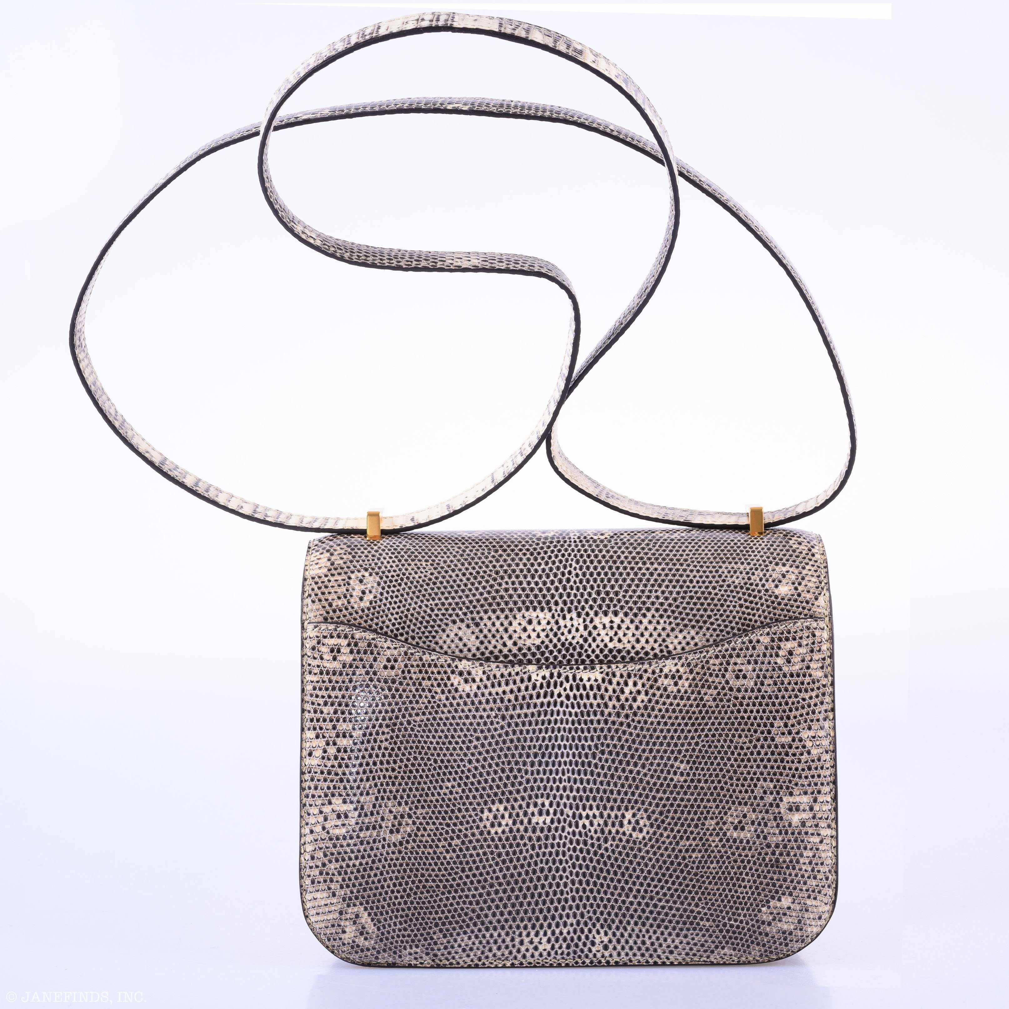 Hermès Constance 18 Ombré Lizard Gold Hardware
