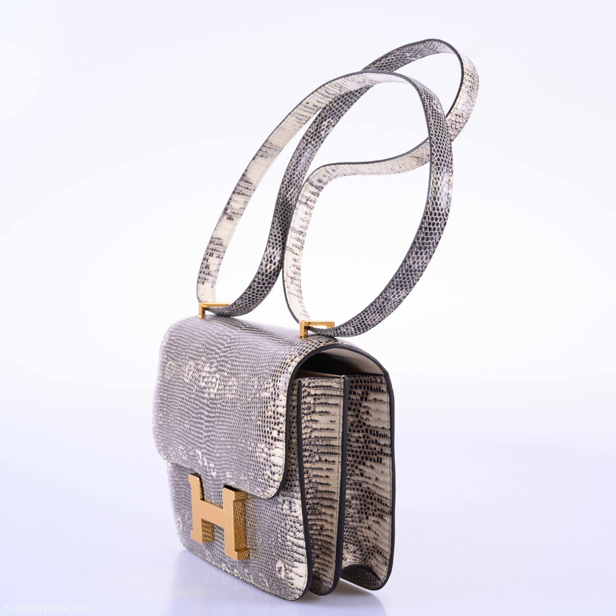 Hermès Constance 18 Ombré Lizard Gold Hardware