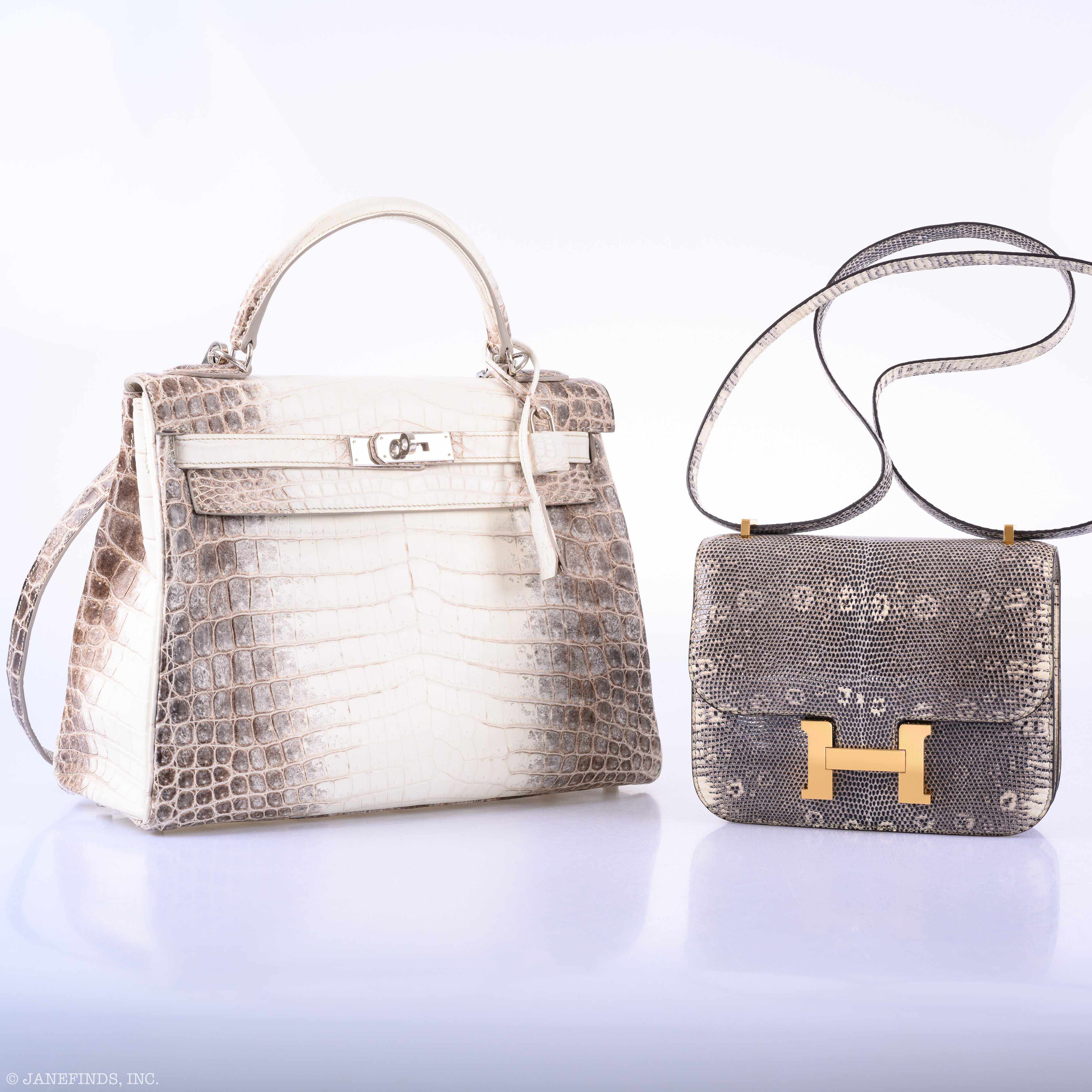 Hermès Constance 18 Ombré Lizard Gold Hardware