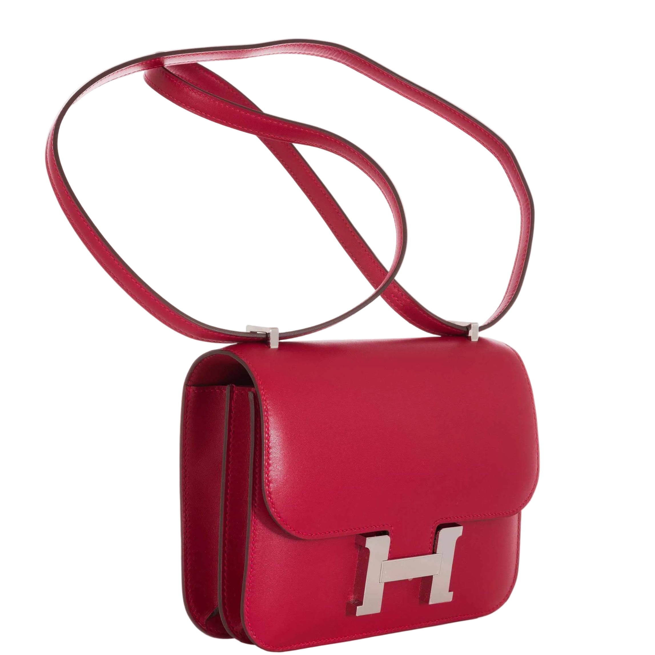 Hermès Constance 18 Rouge VIF Tadelakt Palladium Hardware | JANEFINDS