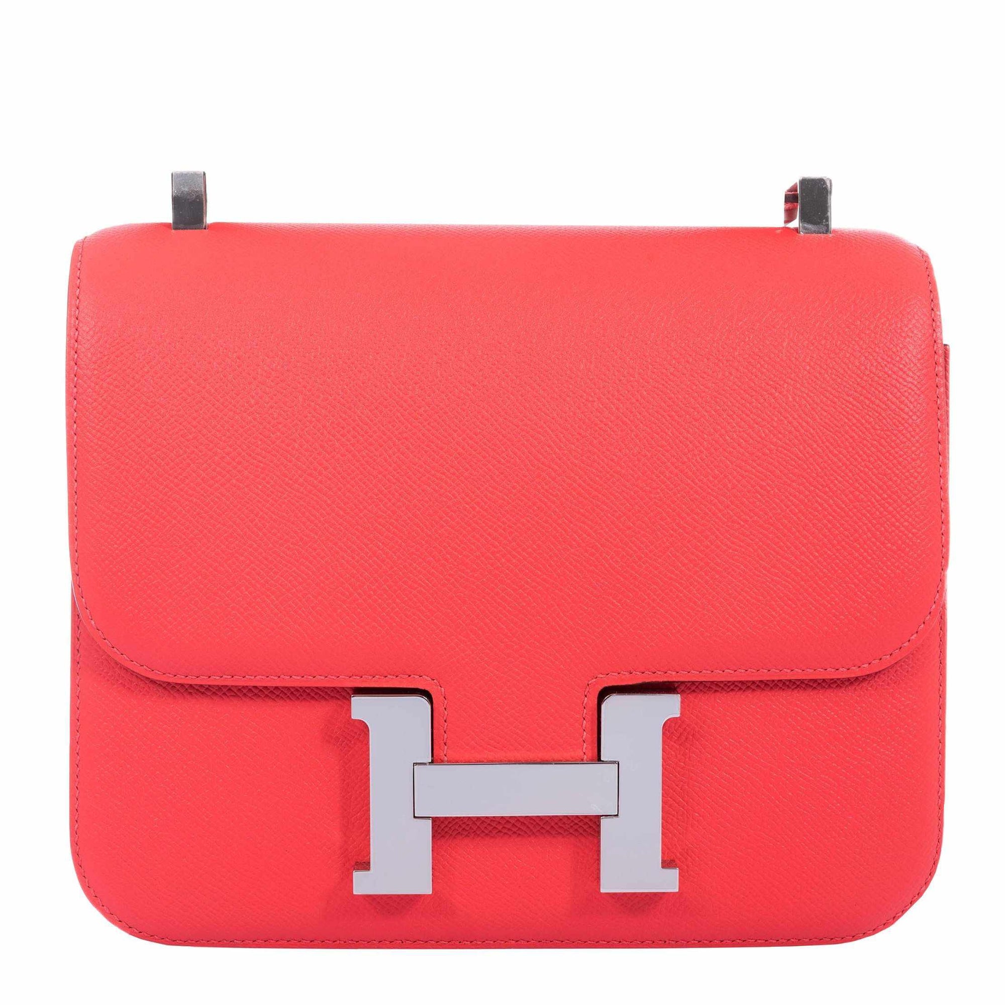 Hermès Constance 24 Rose Jaipur Epsom Palladium Hardware