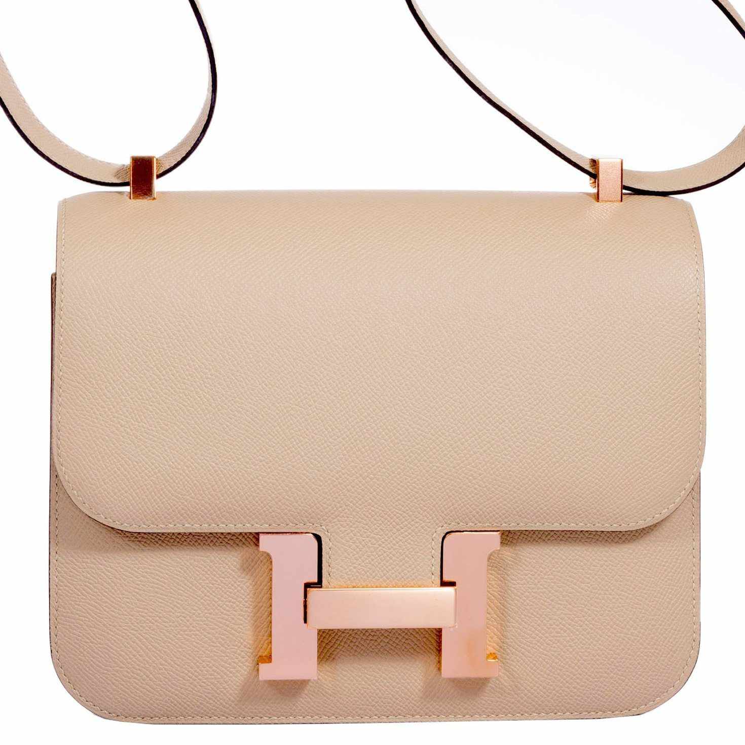 Hermes constance store rose gold