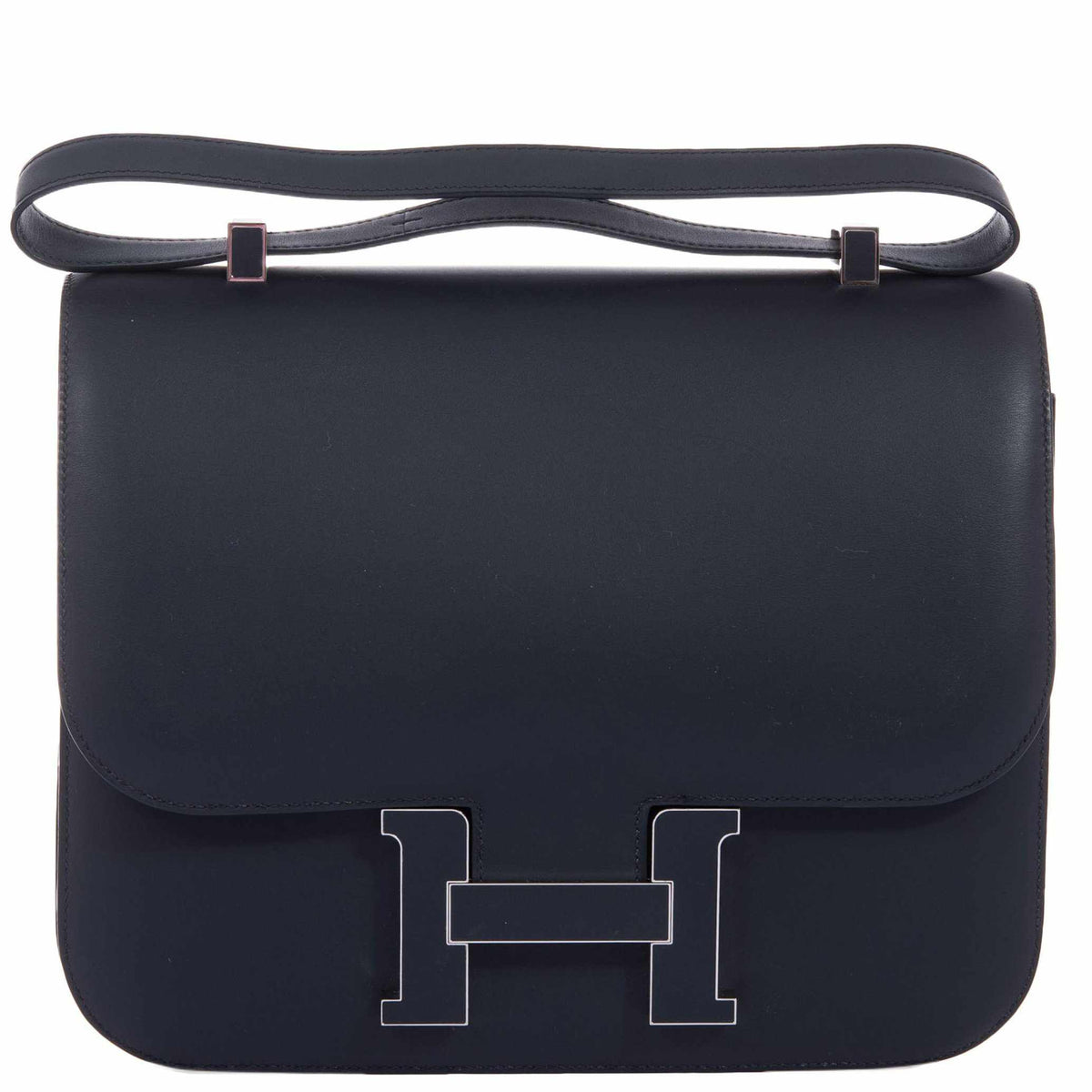 HERMÈS Perspective Cavaliere 21 shoulder bag in Blue Obscur, Blue Indigo  and Blue Nuit Sombrero and Togo leather with Palladium hardware-Ginza  Xiaoma – Authentic Hermès Boutique