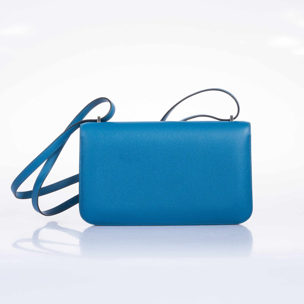 Hermès Constance Elan 25 Blue Izmir Epsom Palladium Hardware – JaneFinds