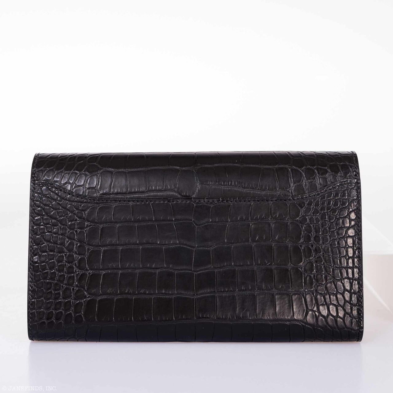 Hermès Constance Long Wallet Black Matte Alligator Gold Hardware ...
