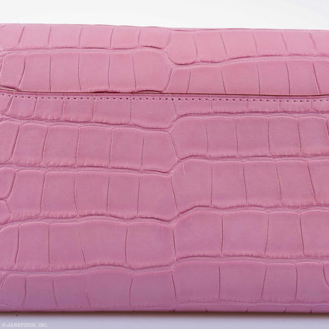 Hermès Constance Long Wallet Bubblegum Pink 5P Matte Alligator Palladium Hardware