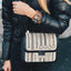 Hermès Constance MM 24 De Camp Dechainee Toile And Black Veau Swift Palladium Hardware - Limited Edition