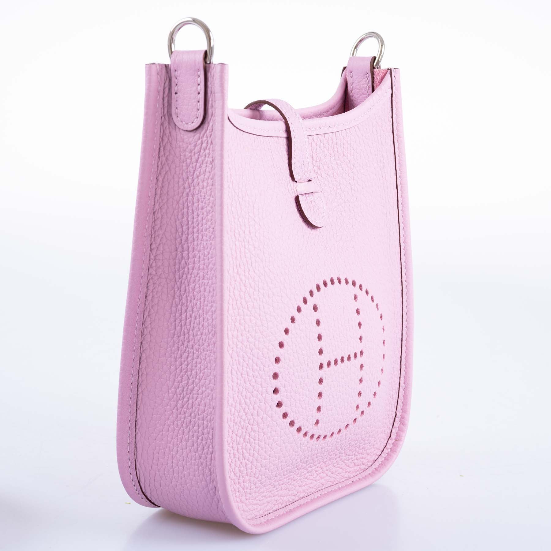 Hermès Evelyne 16 TPM Mauve Sylvestre Clemence Palladium Hardware