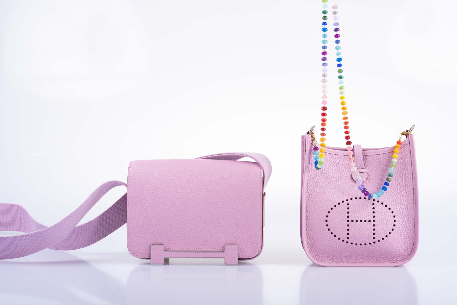 Hermès Evelyne 16 TPM Mauve Sylvestre Clemence Palladium Hardware