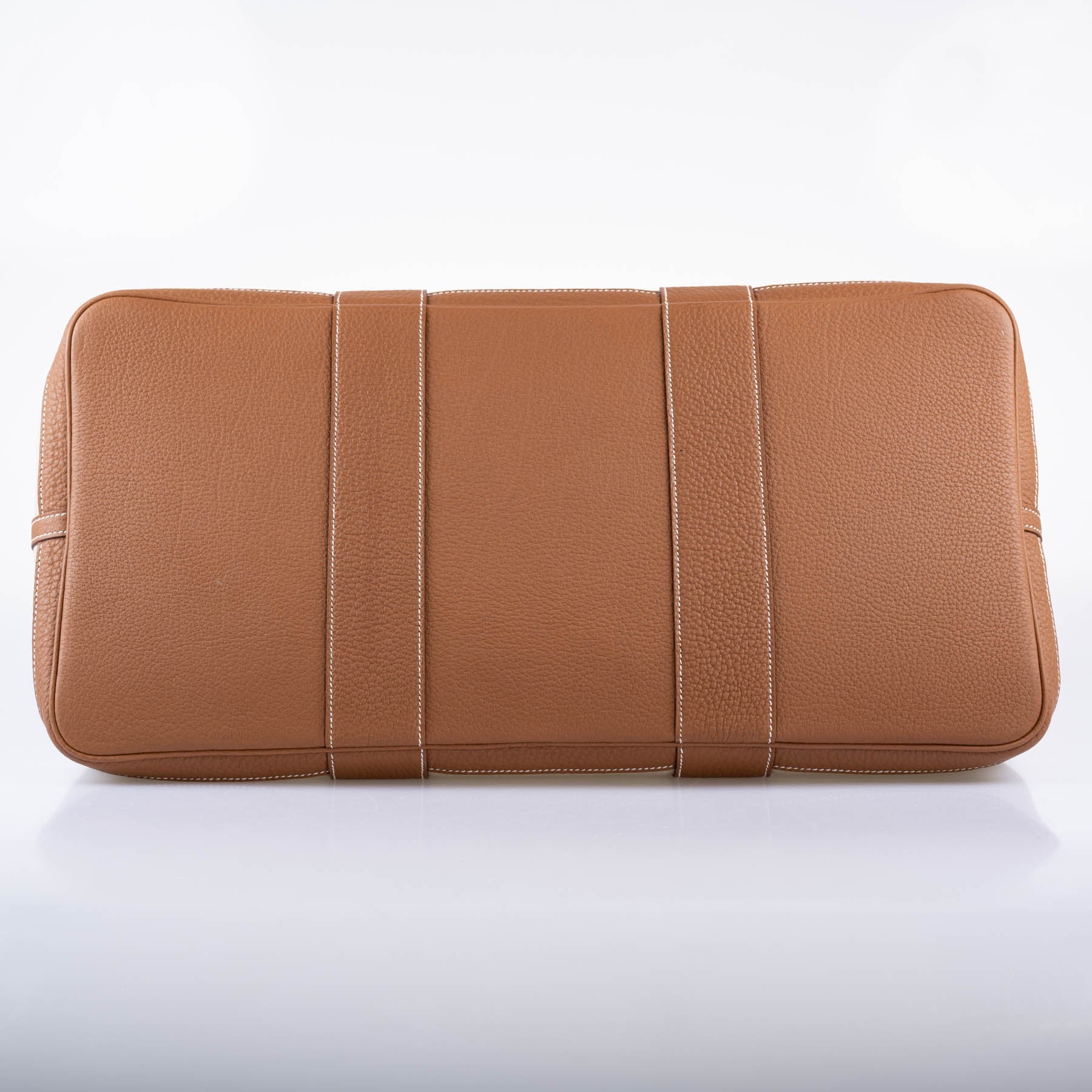 Hermès Garden Party 50 Toile & Gold Negonda with Palladium Hardware