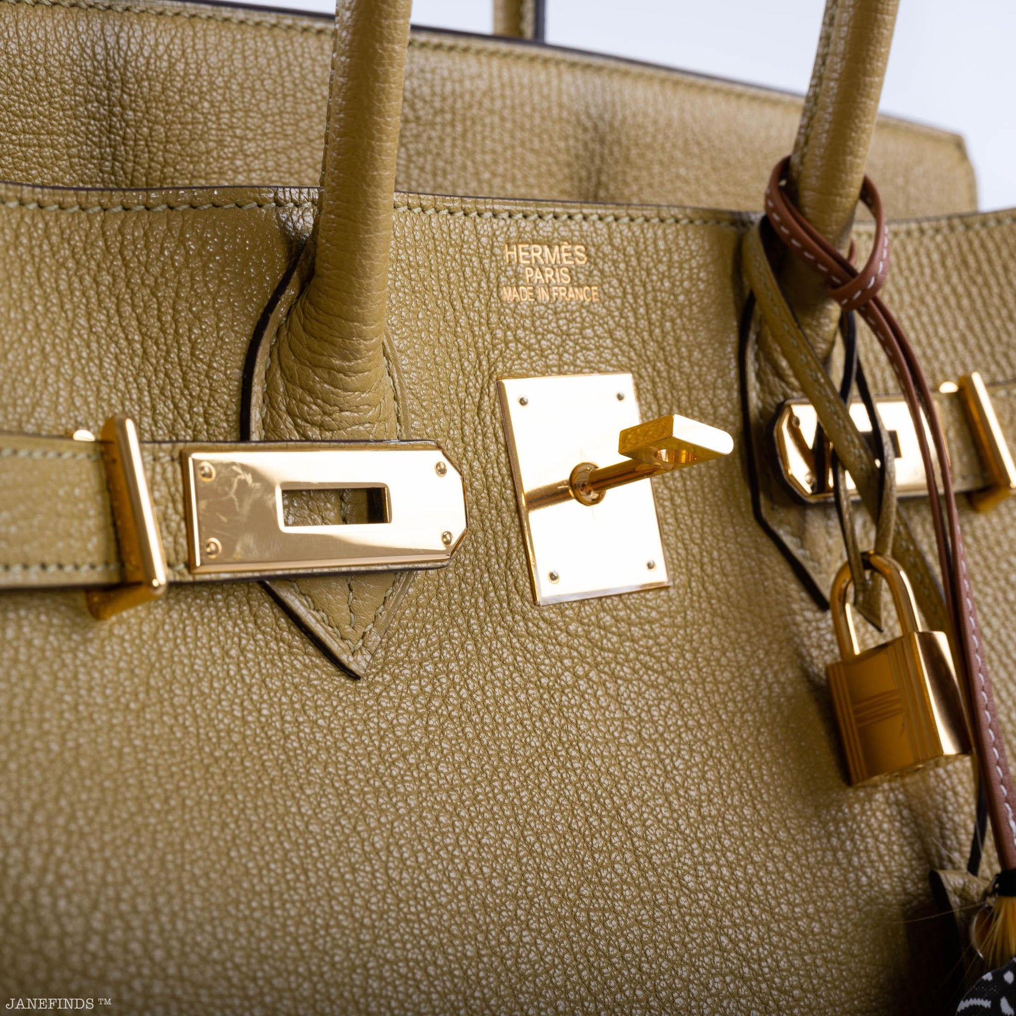 Hermès HAC Birkin 32 Cardamom Chevre with Gold Hardware