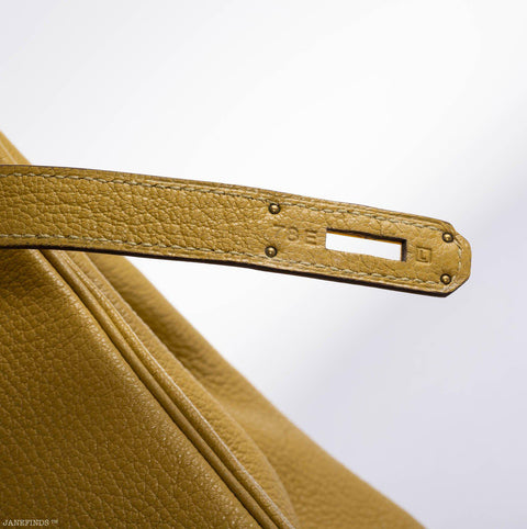 Hermès HAC Birkin 32 Cardamom Chevre with Gold Hardware - 2008, L Square