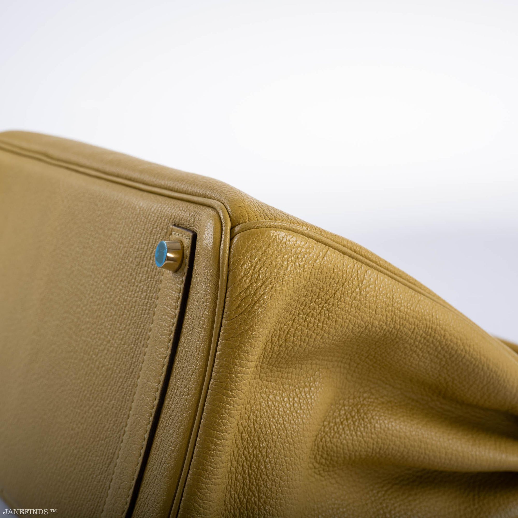 Hermès HAC Birkin 32 Cardamom Chevre with Gold Hardware