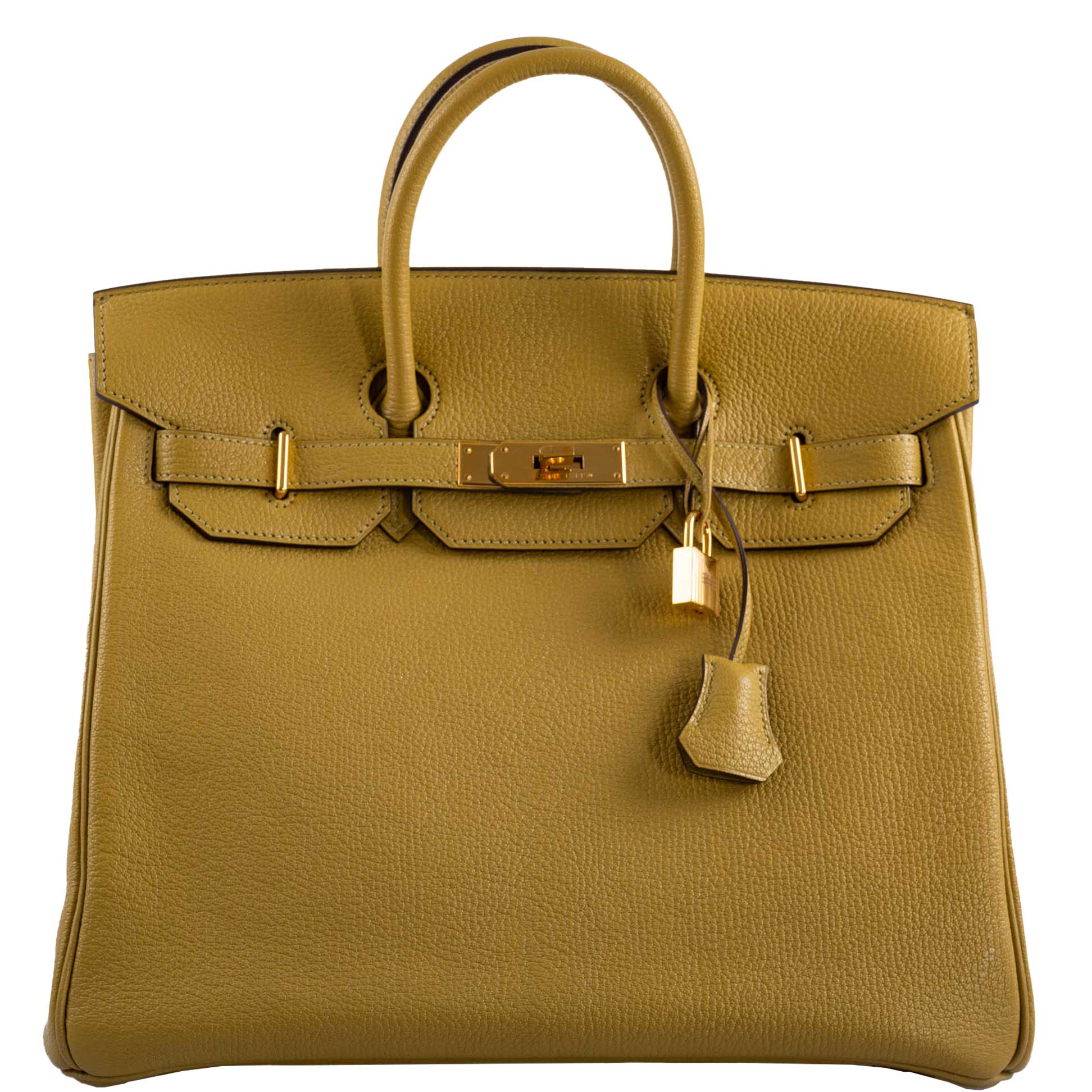 Hermès HAC Birkin 32 Cardamom Chevre with Gold Hardware